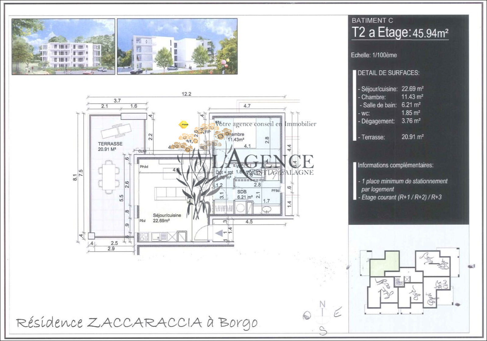 Image_, Appartement, Borgo, ref :4065752